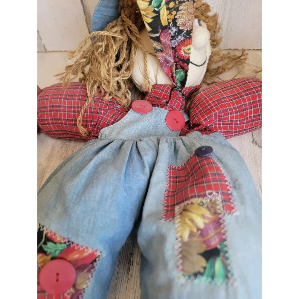 Plush vintage‎ scarecrow Halloween hanging home decor